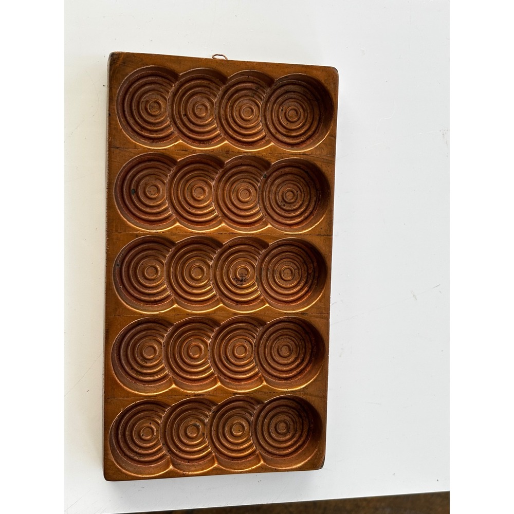 Anton Reiche Dresden Chocolate Mold 1435 Copper Color Antique Plattinol Bullseye